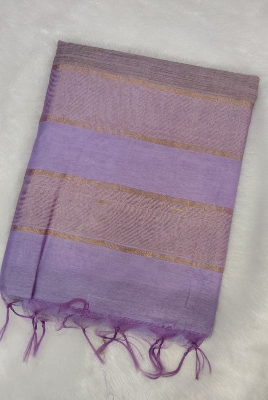 Grey Kota Munga Silk Saree