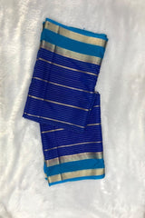 Royal Blue Semi Mysore Silk Saree