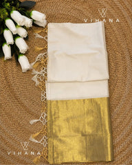 Kerala Tissue Set Saree - VS458