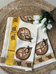 Kerala Cotton Set Saree -VS381