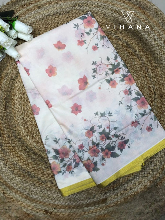 Kerala Cotton Set Saree-VS498