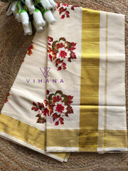 Kerala Cotton Set Saree -VS393