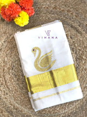 Kerala Cotton Set Saree -VS415