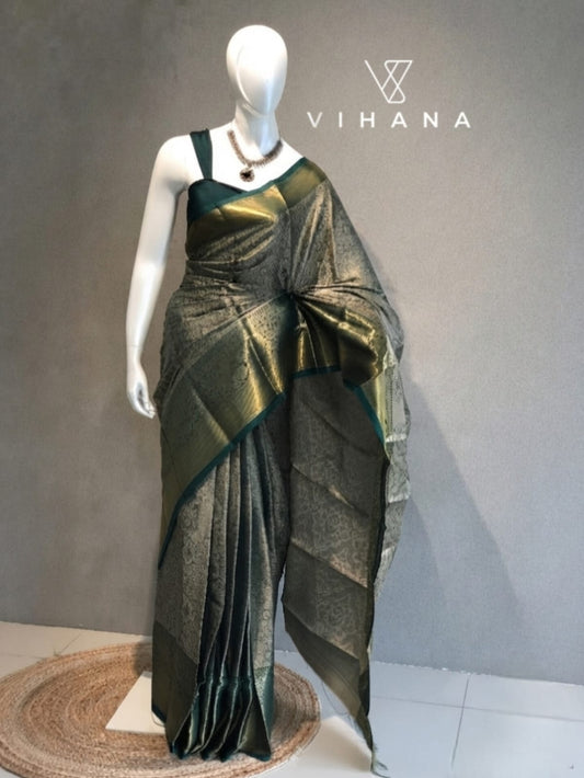 Jacquard Weaving Silk Saree -VS388