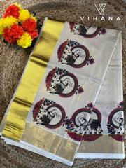Kerala Tissue Set Saree-VS429