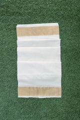Kerala Cotton Set Saree 4inches Golden Border