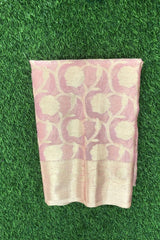 Pink Banarasi Katan Silk Saree
