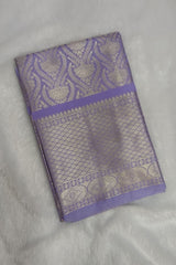 Lavender Kanjivaram Inspired Tissue Silk Saree