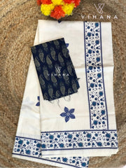 Kerala Cotton Set Saree -VS414