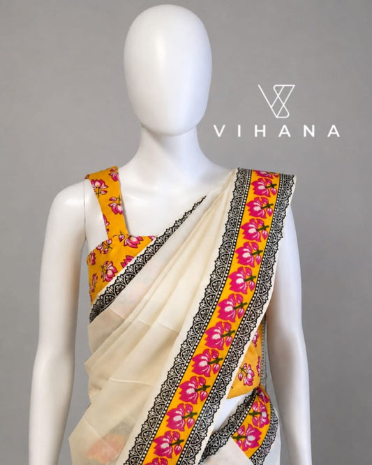 Kerala Cotton Set Mundu-VS455