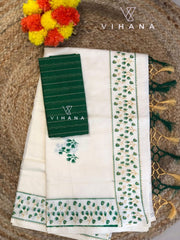 Kerala Cotton Set Saree -VS426