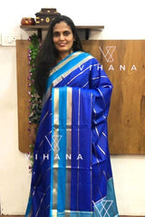 Royal Blue Semi Mysore Silk Saree