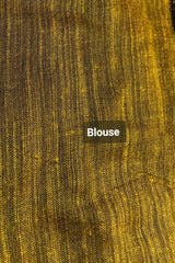 Mustard Yellow Sambalpuri Cotton Saree
