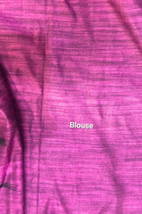 Magenta Sambalpuri Cotton Saree