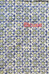 Electric Blue Modal Satin Silk Saree with Traditional Ajrakh Print