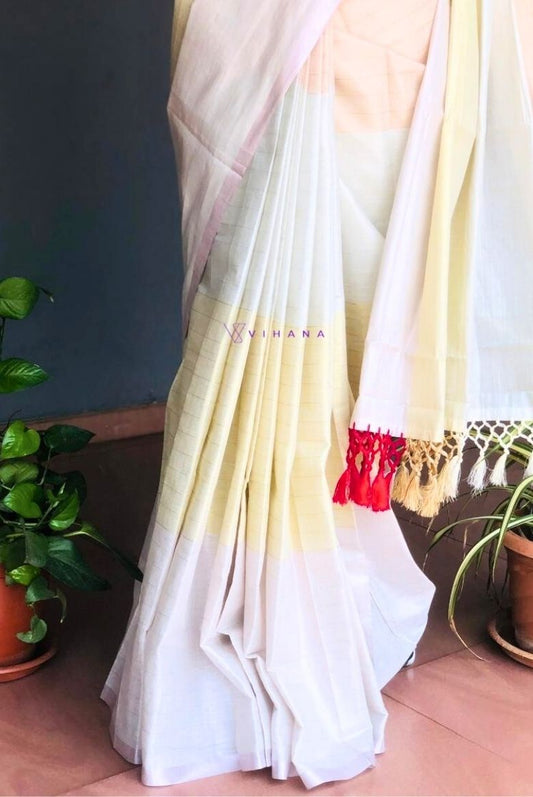 Multi colored Stripes Bar Saree