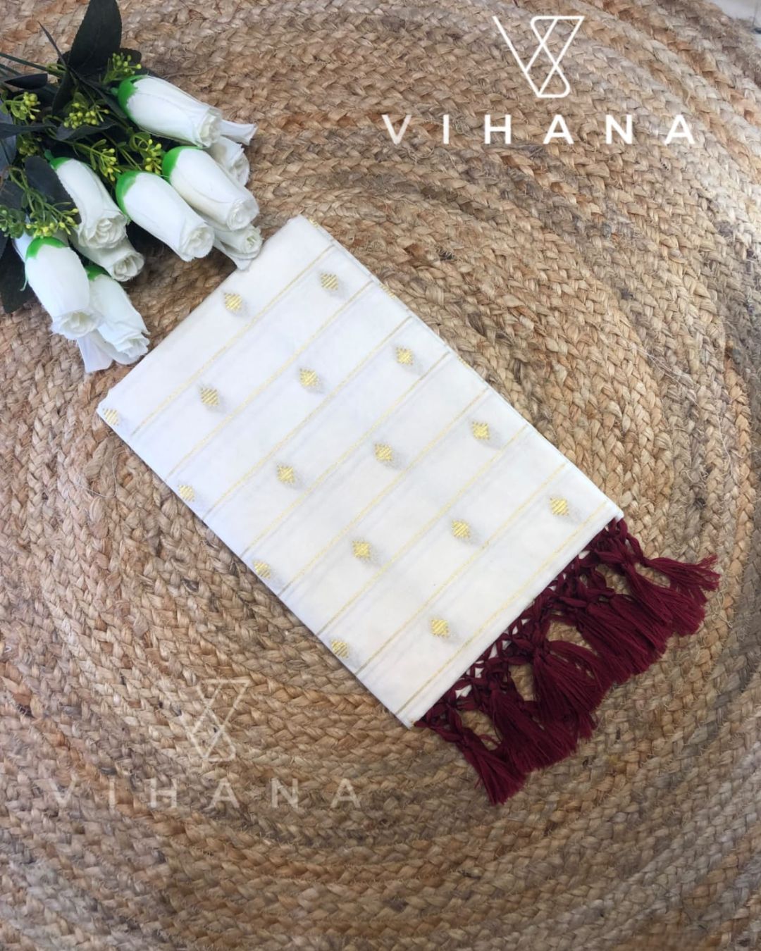 Kerala Cotton Set Saree - VS438