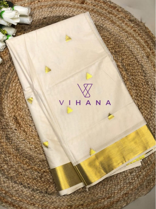Kerala Cotton Set Saree-VS500
