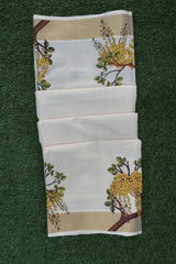 Kerala Handloom Kanikkonna Printed Set Saree