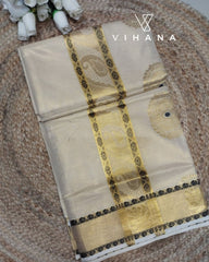 Kerala Tissue Set Saree-VS457