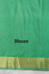 Dusty Red Banarasi Katan Silk