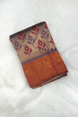 Grey Kanjipuram Silk Saree