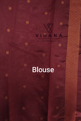Grey Kanjipuram Silk Saree