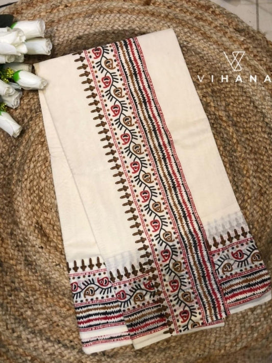 Kerala Cotton Set Saree-VS501