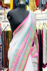 Begampuri Bengal Cotton Saree with Blouse piece