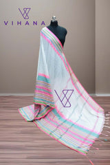 Begampuri Bengal Cotton Saree with Blouse piece