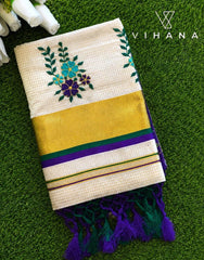Kerala Tissue Set Saree - VS457