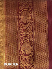 Banarasi Silk Saree – Beige Color – VS524