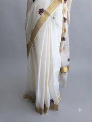 Kerala Cotton Set Saree-VS486