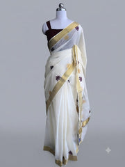 Kerala Cotton Set Saree-VS486