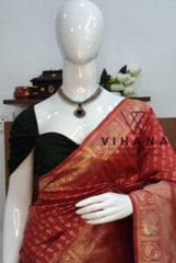 Red Banarasi Silk Saree