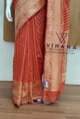 Red Banarasi Silk Saree